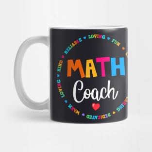Instructional Math Coach Crew Back To School Matching Group Mug